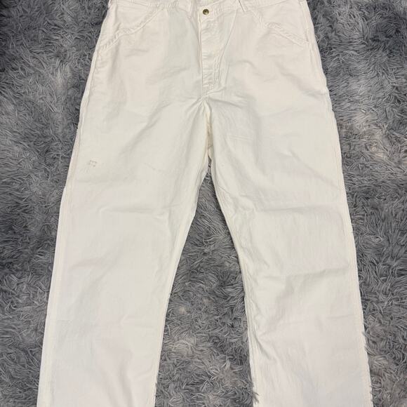 Polo Country Ralph Lauren Twill Carpenter Pants White Men's 40 X 32 Retail $198 - Picture 1 of 10